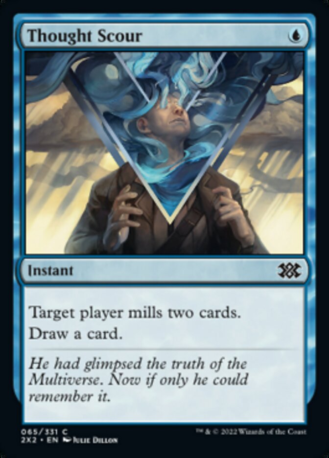 Thought Scour [Double Masters 2022] | Cards and Coasters CA