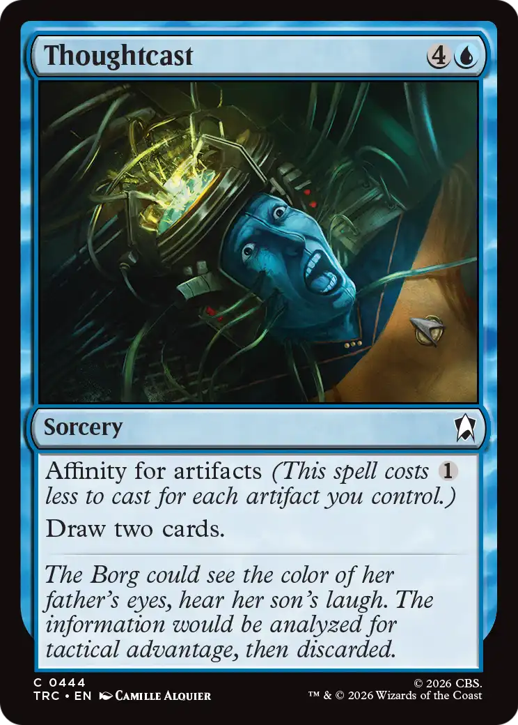 Thoughtcast (Surge Foil) [Star Trek Commander] | Cards and Coasters CA