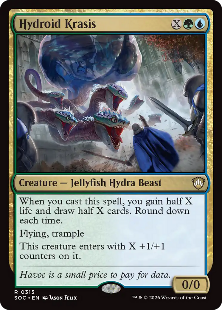 Hydroid Krasis [Secrets of Strixhaven Commander] | Cards and Coasters CA