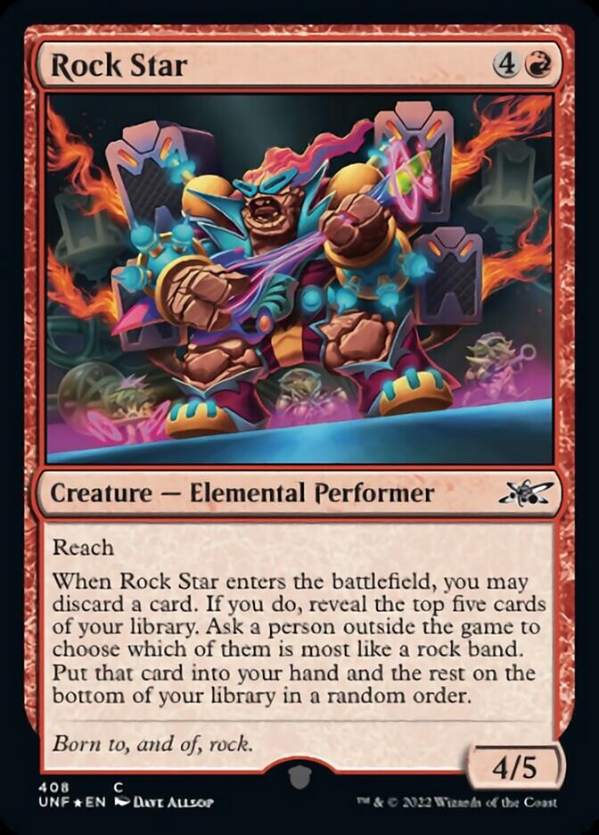 Rock Star (Galaxy Foil) [Unfinity] | Cards and Coasters CA