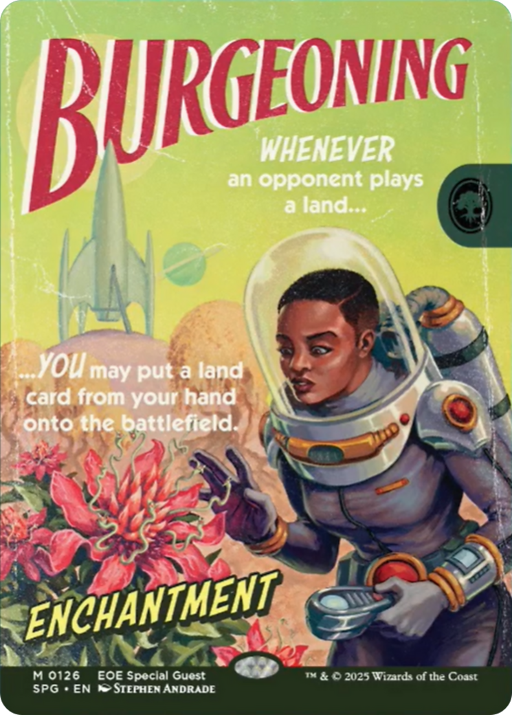 Burgeoning (Showcase) [Edge of Eternities Special Guests] | Cards and Coasters CA