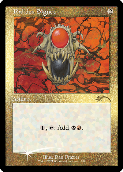 Rakdos Signet (Retro) (Foil Etched) [Secret Lair Drop Series] | Cards and Coasters CA