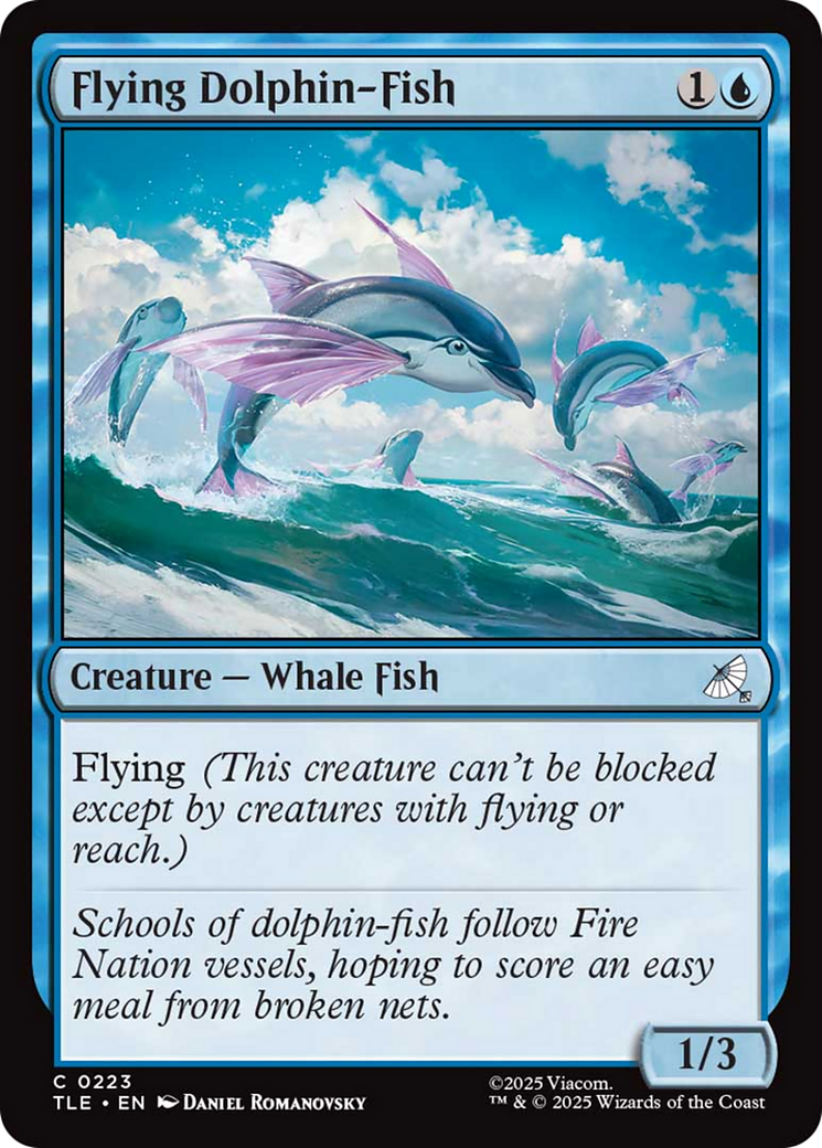 Flying Dolphin-Fish [Avatar: The Last Airbender: Eternal-Legal] | Cards and Coasters CA