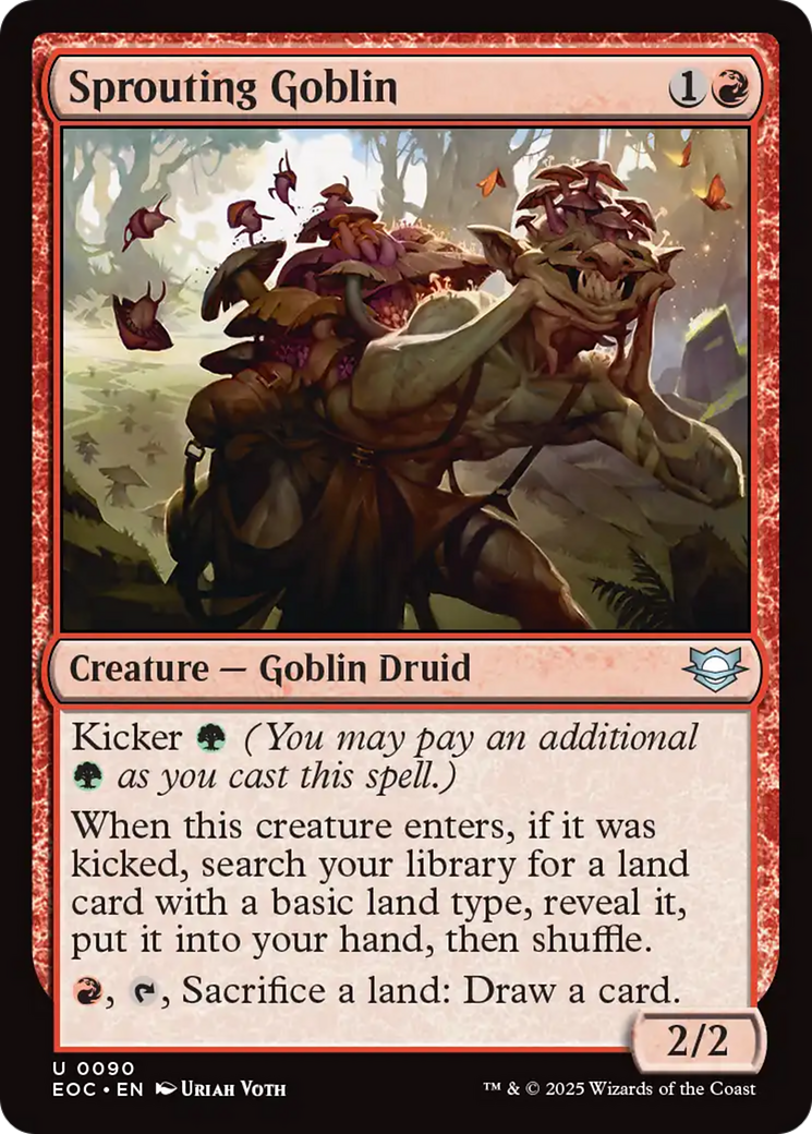Sprouting Goblin [Edge of Eternities Commander] | Cards and Coasters CA
