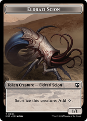 Eldrazi Spawn (Ripple Foil) // Eldrazi Scion Double-Sided Token [Modern Horizons 3 Commander Tokens] | Cards and Coasters CA