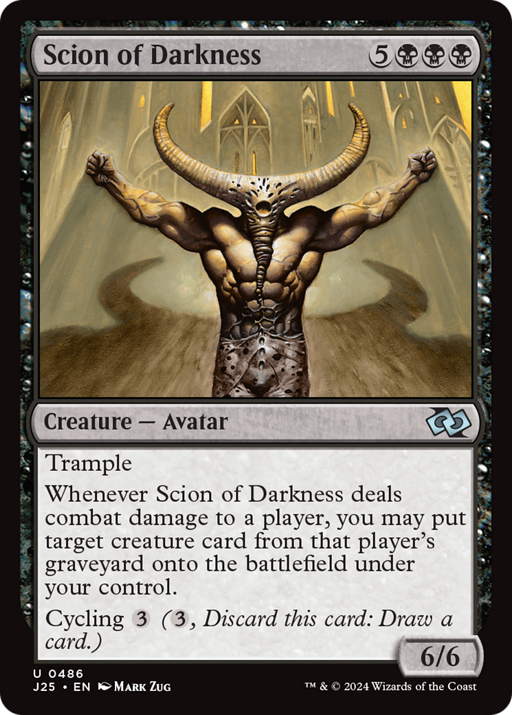 Scion of Darkness [Foundations Jumpstart] | Cards and Coasters CA