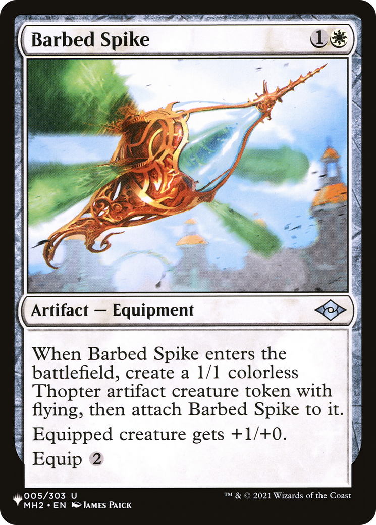 Barbed Spike [The List Reprints] | Cards and Coasters CA