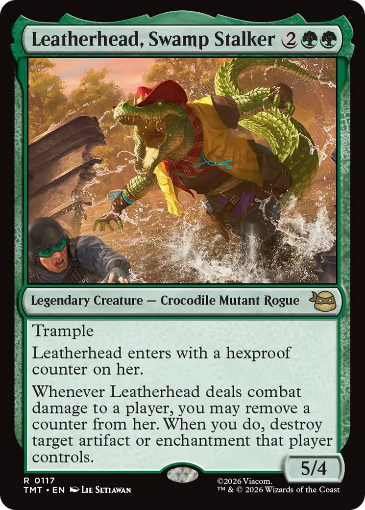 Leatherhead, Swamp Stalker [Teenage Mutant Ninja Turtles] | Cards and Coasters CA