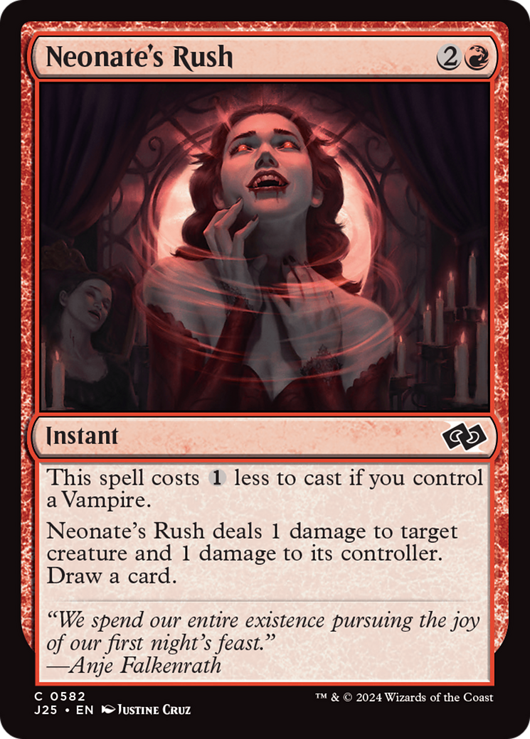 Neonate's Rush [Foundations Jumpstart] | Cards and Coasters CA