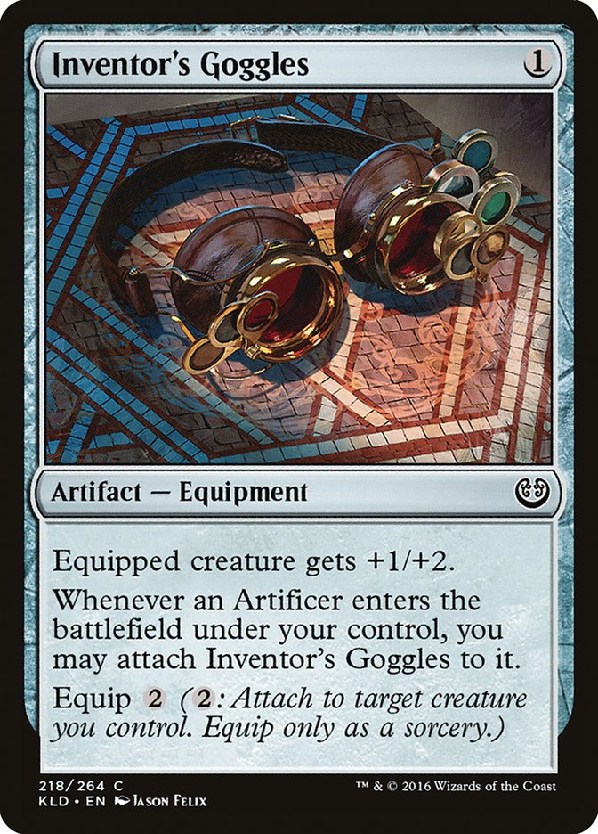 Inventor's Goggles [Kaladesh] | Cards and Coasters CA