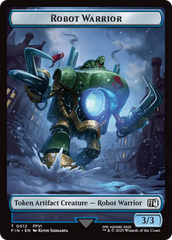 Robot Warrior (0012) // Copy (0001) Double-Sided Token [FINAL FANTASY Tokens] | Cards and Coasters CA