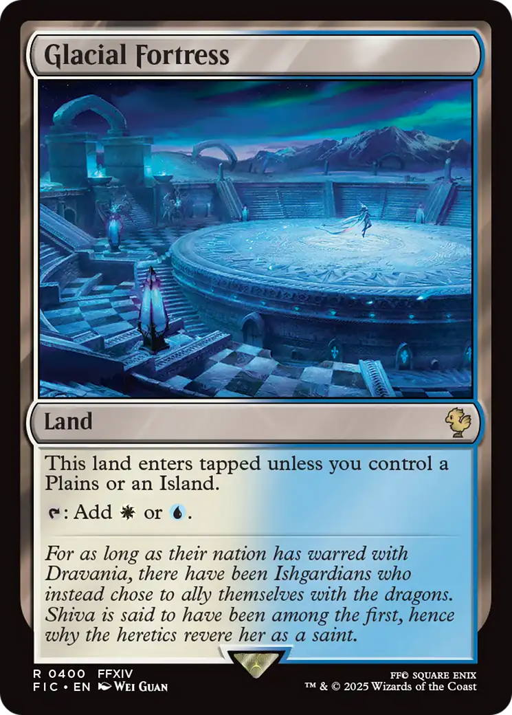 Glacial Fortress [FINAL FANTASY Commander] | Cards and Coasters CA