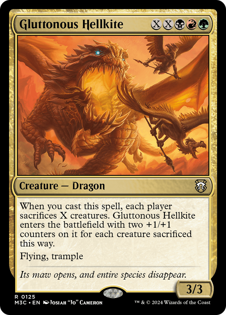 Gluttonous Hellkite [Modern Horizons 3 Commander] | Cards and Coasters CA