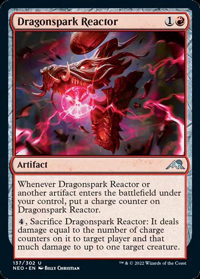 Dragonspark Reactor [Kamigawa: Neon Dynasty] | Cards and Coasters CA