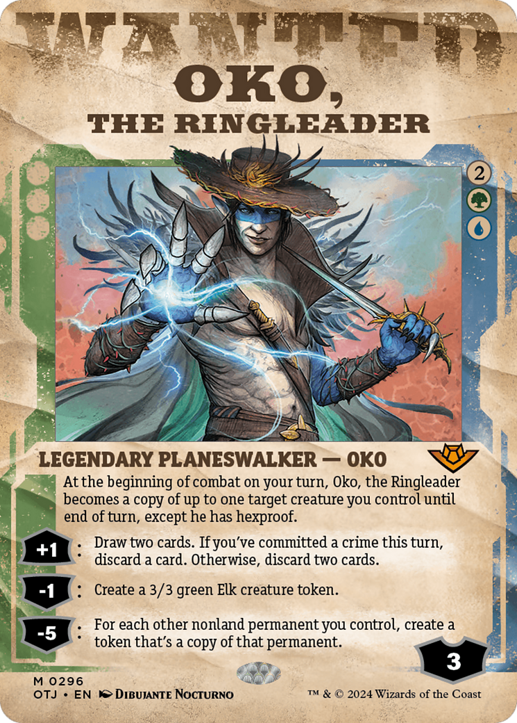 Oko, the Ringleader (Showcase) [Outlaws of Thunder Junction] | Cards and Coasters CA