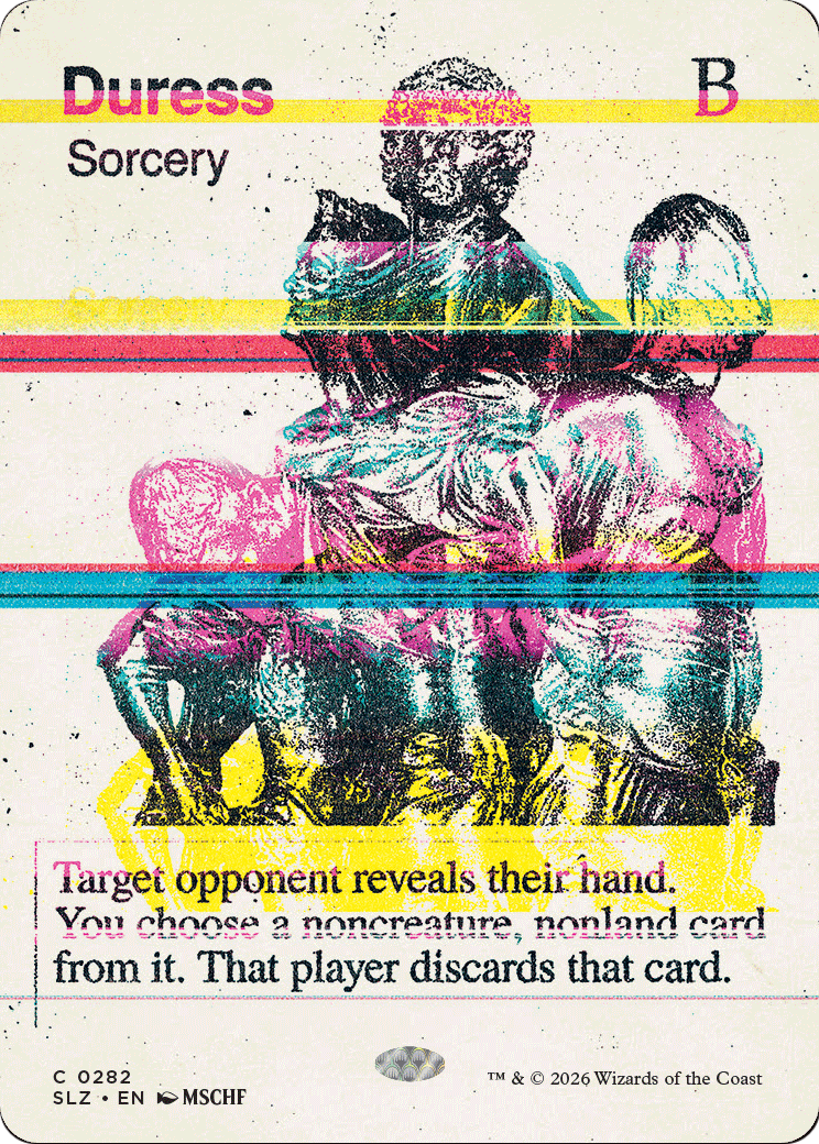 Duress (0282) [Secret Lair x MSCHF: The Zeta Set] | Cards and Coasters CA
