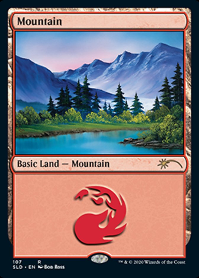 Mountain (107) [Secret Lair Drop Series] | Cards and Coasters CA