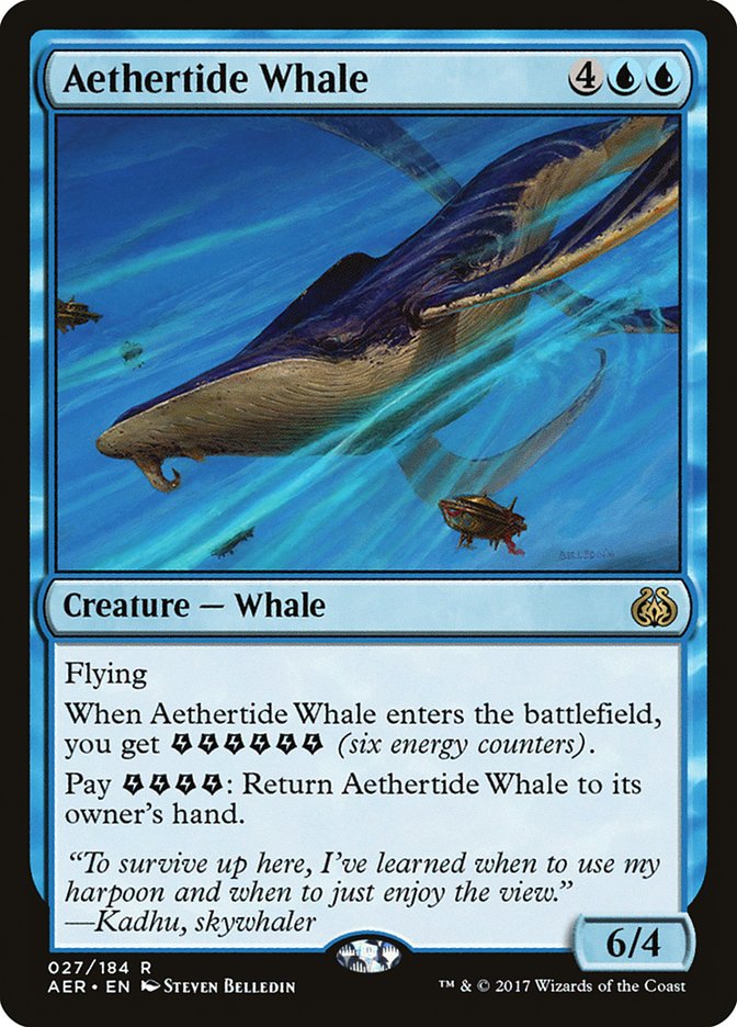 Aethertide Whale [Aether Revolt] | Cards and Coasters CA