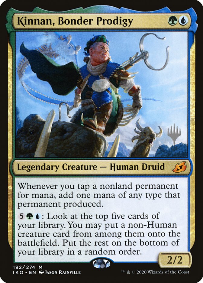 Kinnan, Bonder Prodigy (Promo Pack) [Ikoria: Lair of Behemoths Promos] | Cards and Coasters CA