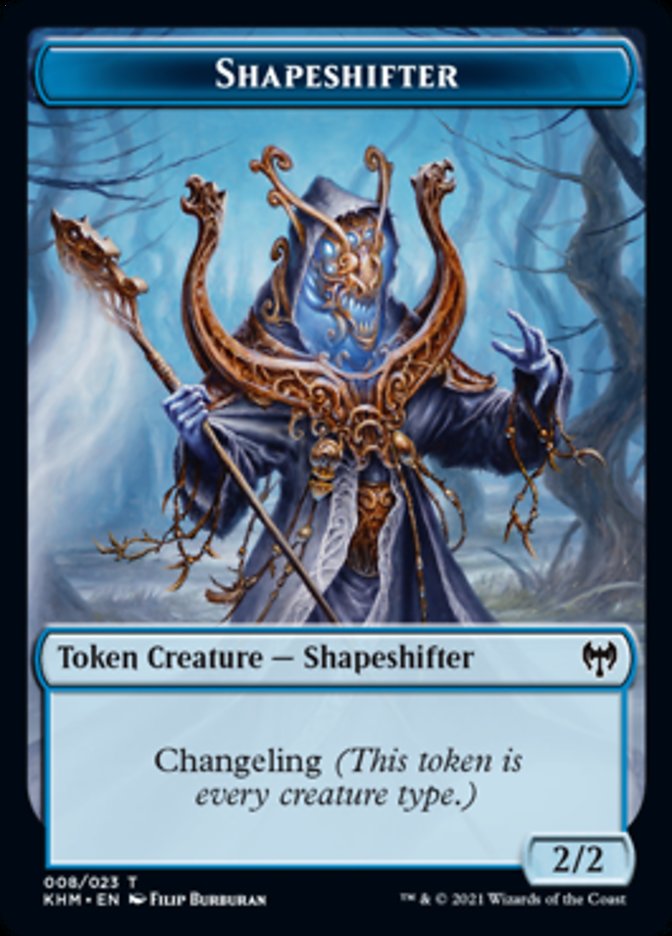 Shapeshifter Token [Kaldheim Tokens] | Cards and Coasters CA