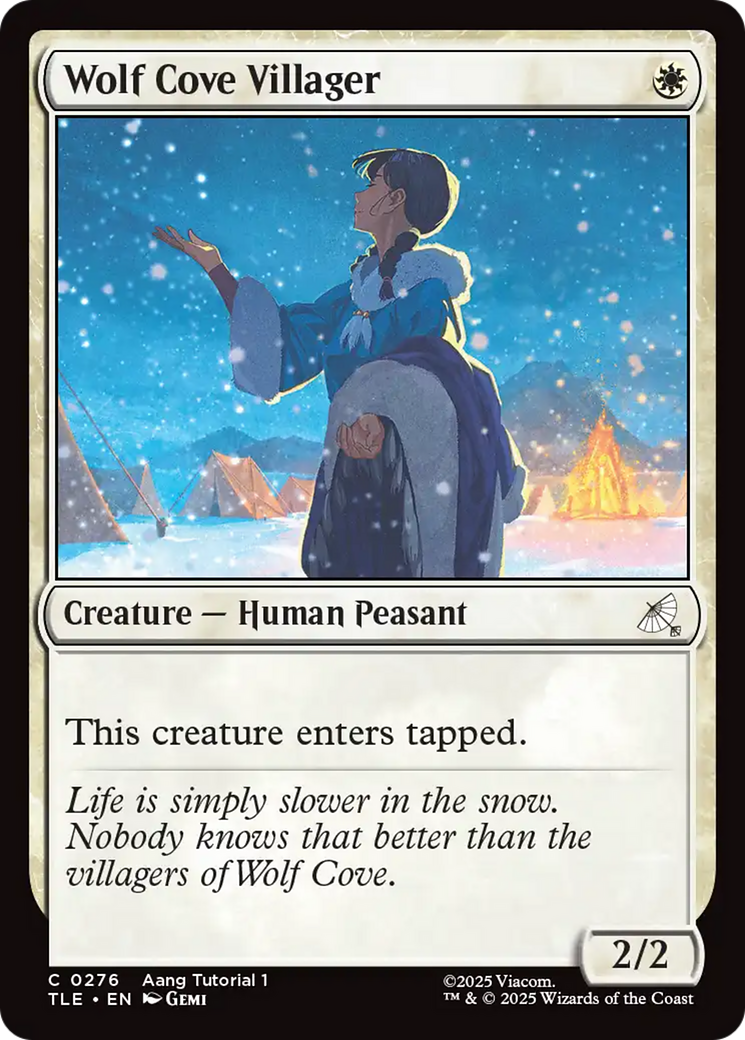 Wolf Cove Villager (0276) [Avatar: The Last Airbender: Eternal-Legal] | Cards and Coasters CA