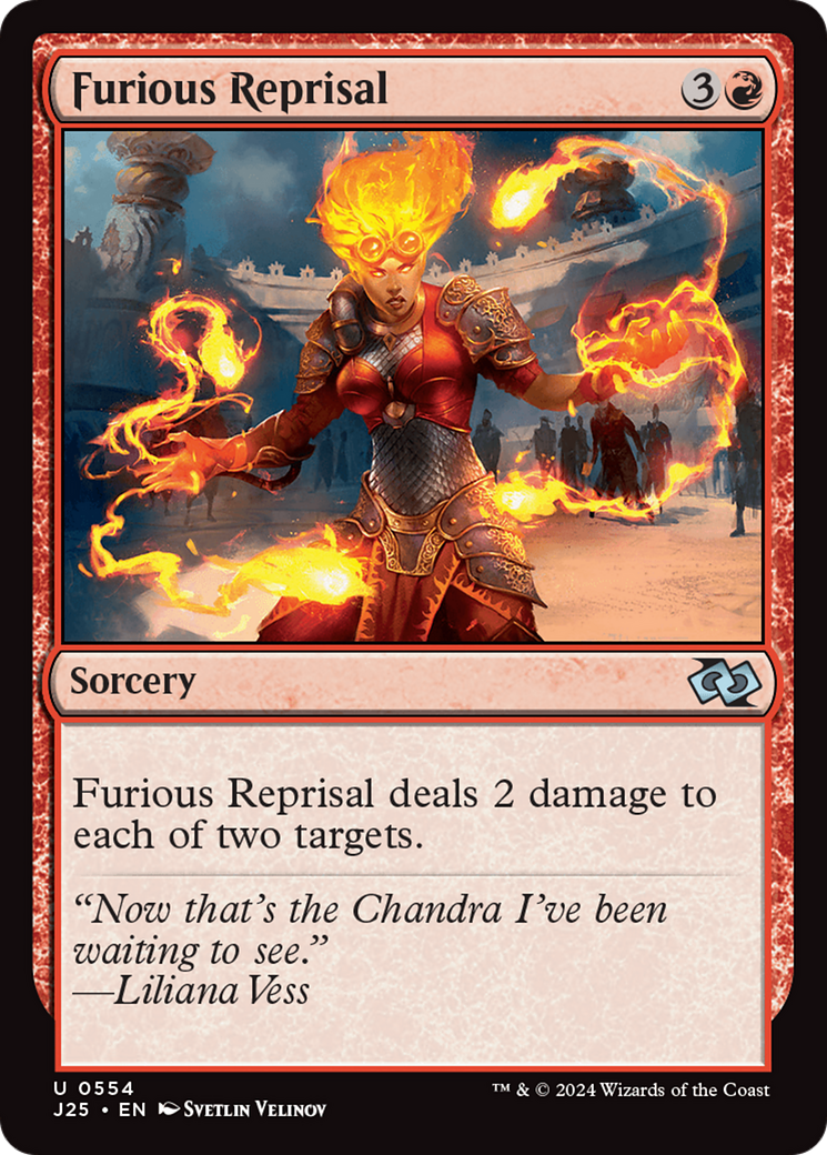 Furious Reprisal [Foundations Jumpstart] | Cards and Coasters CA