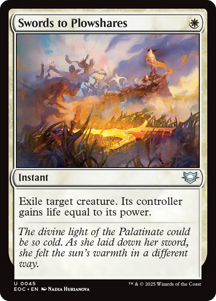 Swords to Plowshares [Edge of Eternities Commander] | Cards and Coasters CA