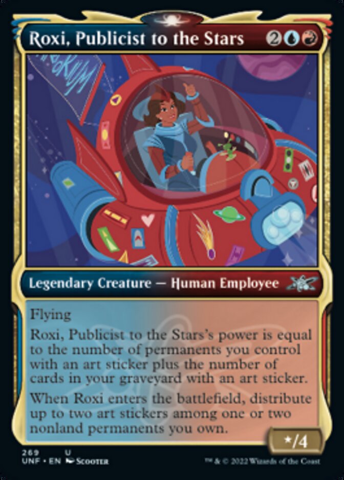 Roxi, Publicist to the Stars (Showcase) [Unfinity] | Cards and Coasters CA