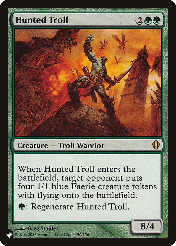 Hunted Troll [The List] | Cards and Coasters CA