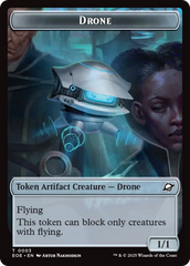 Robot // Drone Double-Sided Token [Edge of Eternities Tokens] | Cards and Coasters CA