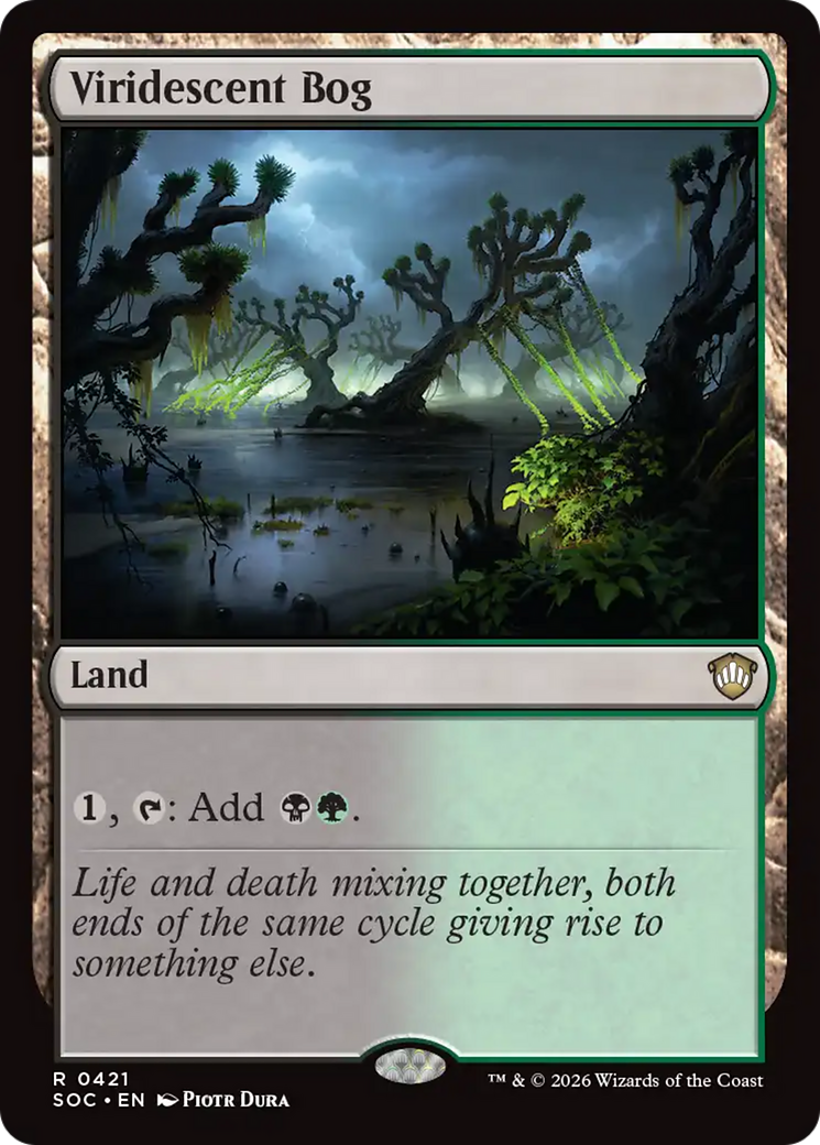 Viridescent Bog [Secrets of Strixhaven Commander] | Cards and Coasters CA