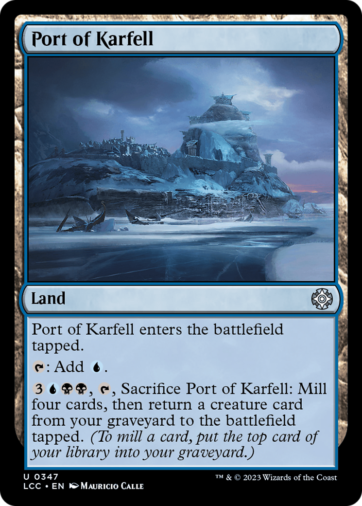 Port of Karfell [The Lost Caverns of Ixalan Commander] | Cards and Coasters CA
