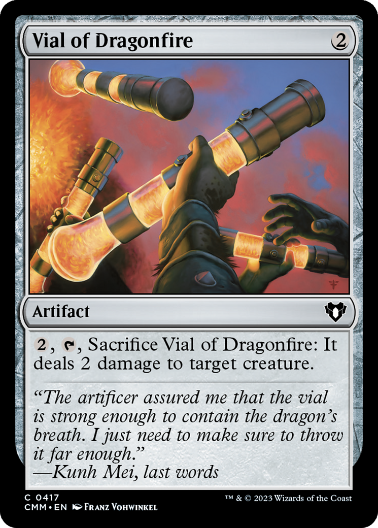 Vial of Dragonfire [Commander Masters] | Cards and Coasters CA