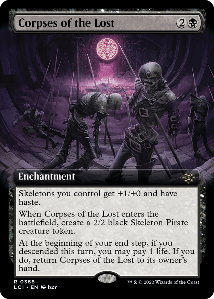 Corpses of the Lost (Extended Art) [The Lost Caverns of Ixalan] | Cards and Coasters CA