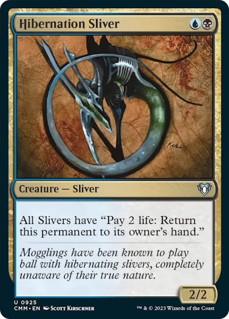 Hibernation Sliver [Commander Masters] | Cards and Coasters CA