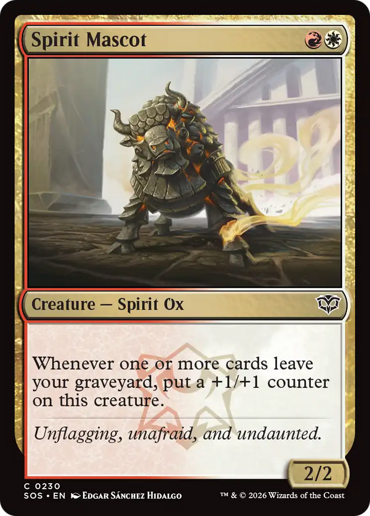 Spirit Mascot [Secrets of Strixhaven] | Cards and Coasters CA