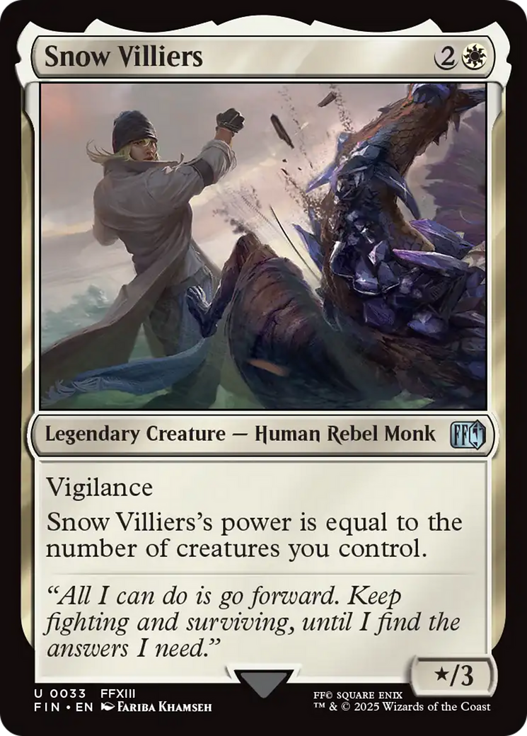 Snow Villiers [FINAL FANTASY] | Cards and Coasters CA