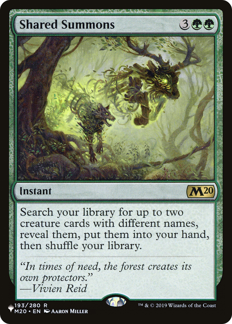 Shared Summons [The List] | Cards and Coasters CA