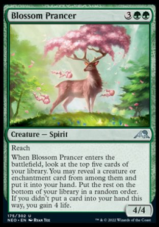 Blossom Prancer [The List] | Cards and Coasters CA