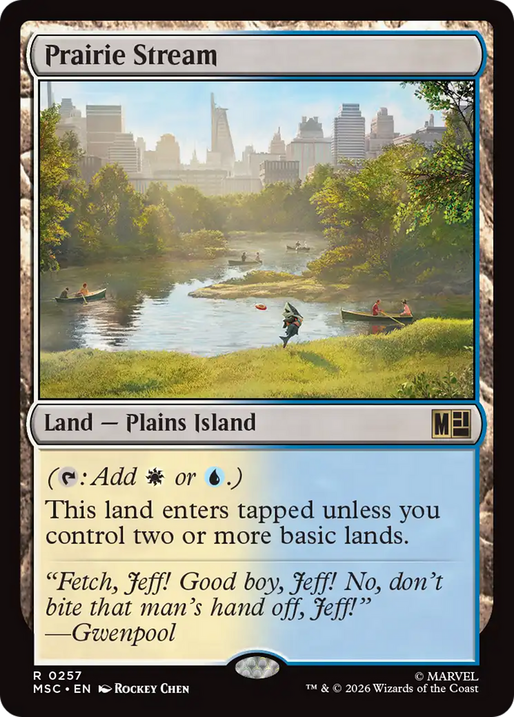 Prairie Stream [Marvel Super Heroes Commander] | Cards and Coasters CA