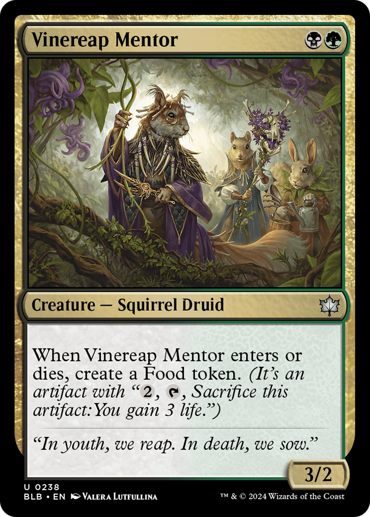 Vinereap Mentor [Bloomburrow] | Cards and Coasters CA