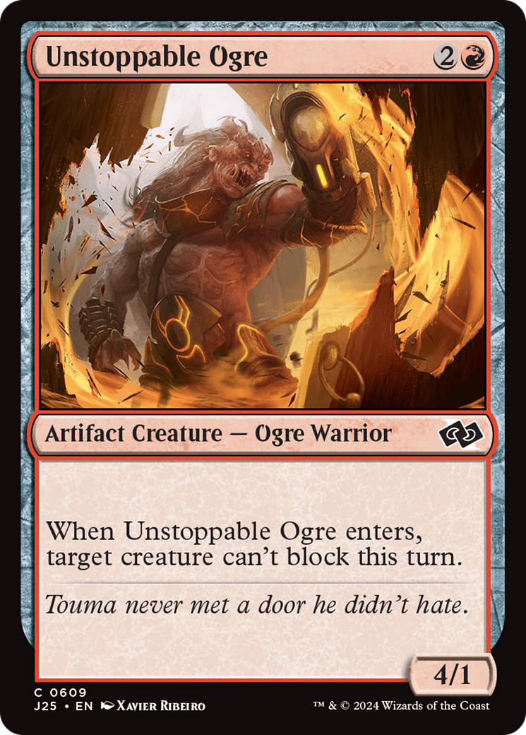 Unstoppable Ogre [Foundations Jumpstart] | Cards and Coasters CA