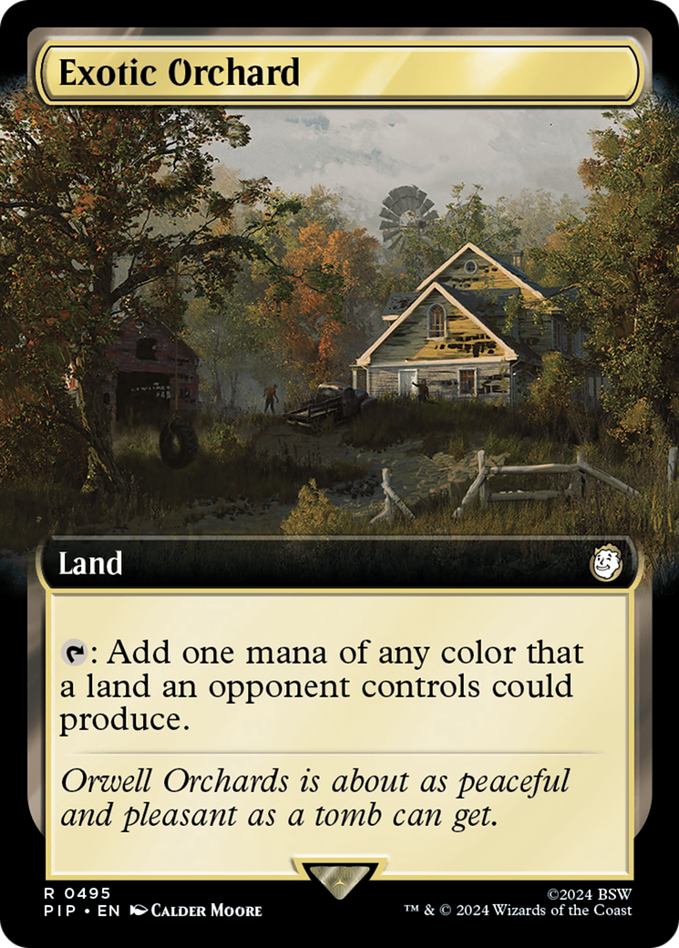 Exotic Orchard (Extended Art) [Fallout] | Cards and Coasters CA