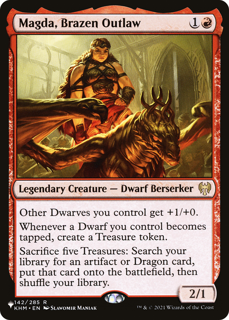Magda, Brazen Outlaw (KHM) [The List] | Cards and Coasters CA