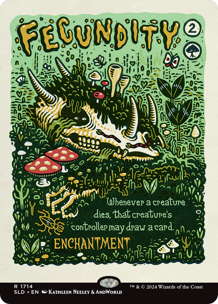 Fecundity (Rainbow Foil) [Secret Lair Drop Series] | Cards and Coasters CA