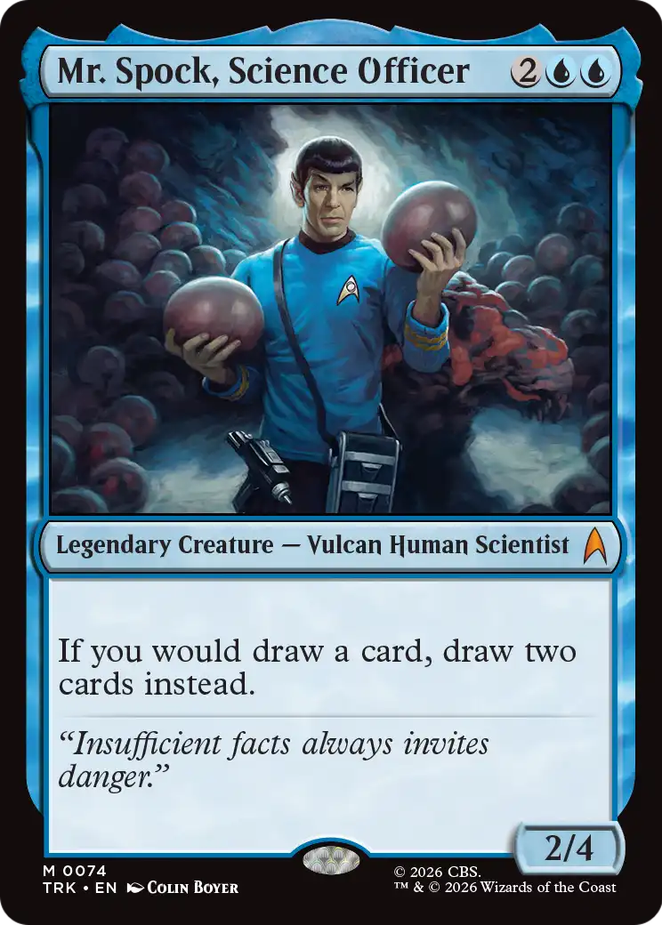 Mr. Spock, Science Officer [Star Trek] | Cards and Coasters CA