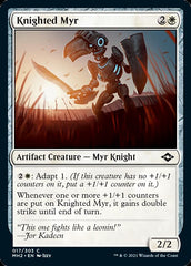 Knighted Myr [Modern Horizons 2] | Cards and Coasters CA