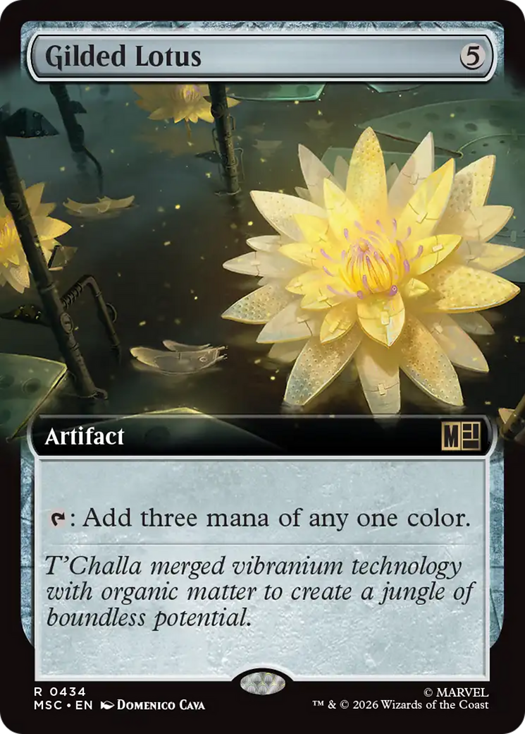 Gilded Lotus (Extended Art) [Marvel Super Heroes Commander] | Cards and Coasters CA