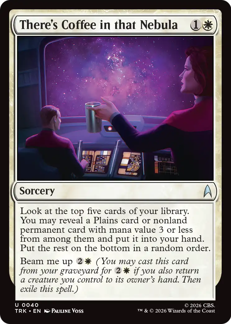 There's Coffee in that Nebula [Star Trek] | Cards and Coasters CA