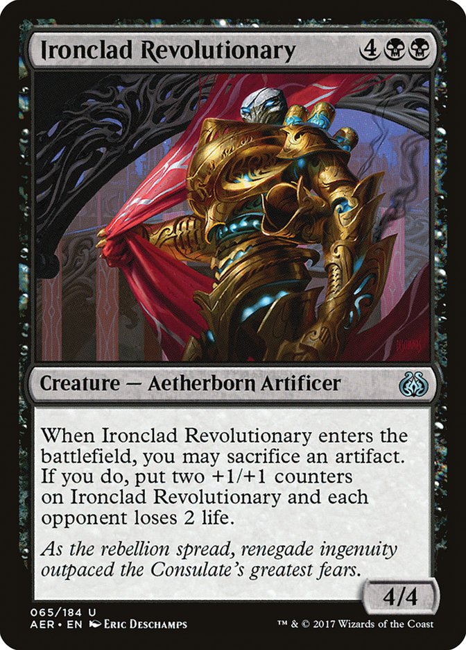 Ironclad Revolutionary [Aether Revolt] | Cards and Coasters CA